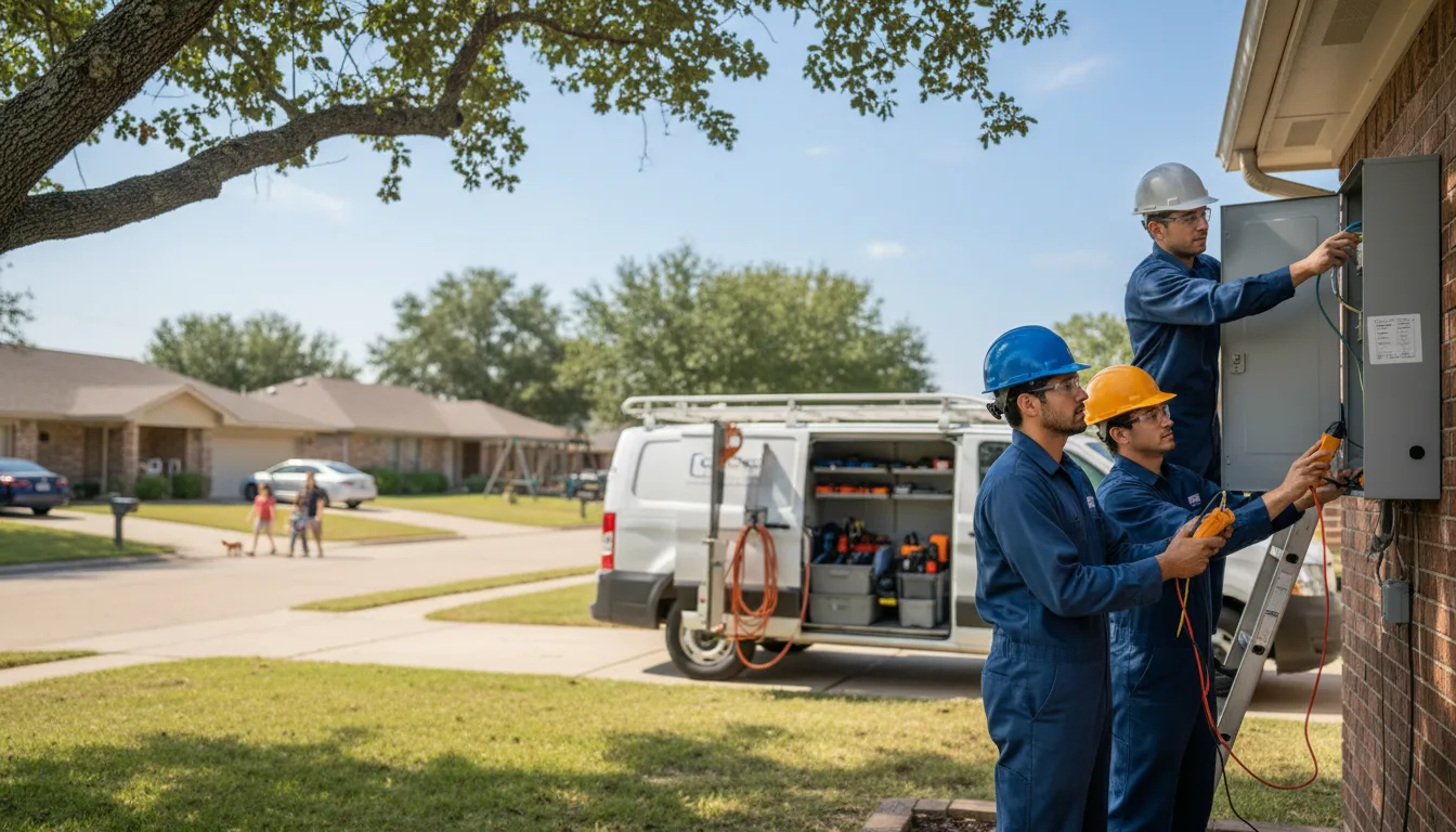 Certified electrician providing emergency electrical services in Arjay, KY